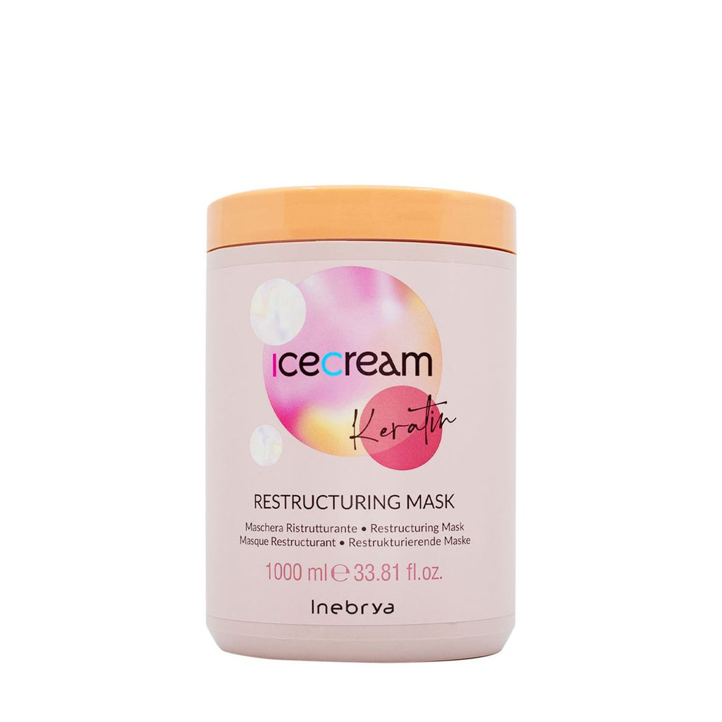 INEBRYA ICE CREAM KERATIN MASK RISTRUTTURANTE 1 KG