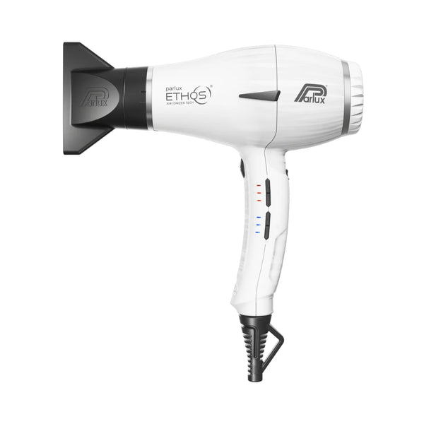 Asciugacapelli Parlux Phon Ethos di Elma Beauty Shop, vista frontale con display digitale e manico ergonomico.