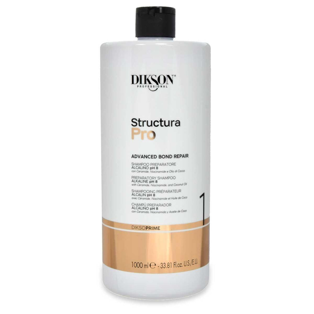 DIKSON STRUCTURA PRO SHAMPOO PREPARATORE ALCALINO pH 8 1 L - Elma Beauty Shop