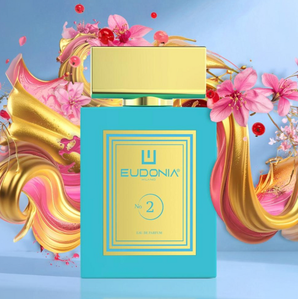 Profumo Eudonia Profumi Elegance Tiffany di Elma Beauty Shop, confezione elegante con flacone raffinato e dettagli sofisticati