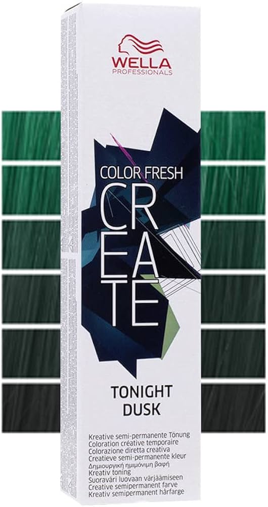 Tinta per capelli Wella Color Fresh Create da 60 ml, colore intenso e vibrante, in confezione con tubetto e etichetta.