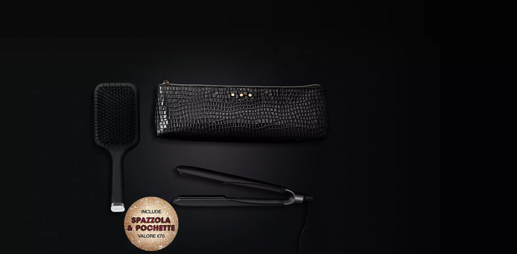 GHD SET REGALO INCLUDE SPAZZOLA & POCHETTE GHD PLATINUM+