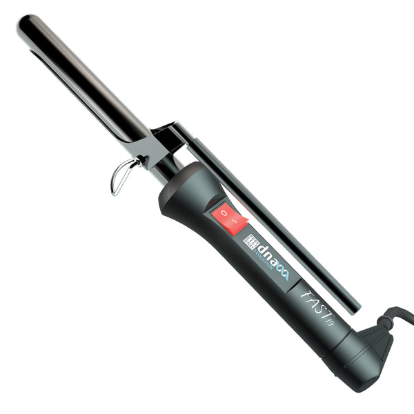 Ferrociglia Elma Beauty Shop Kiepe Ferro Fast 19 mm per capelli ricci e lisci, manico ergonomico e rivestimento anti-surriscaldamento