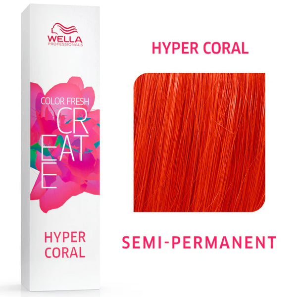 Maschera colorante Wella Color Fresh Create da 60 ml con applicatore, tonalità vibrante per capelli colorati.