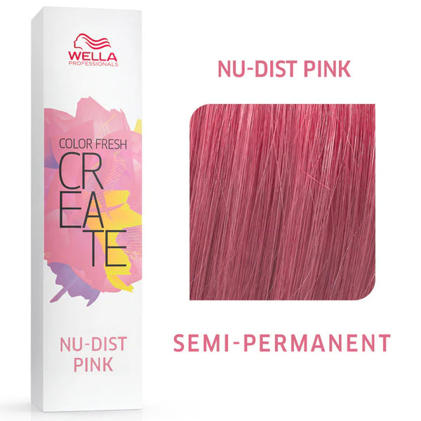 Gel colorante Wella Color Fresh Create da 60 ml in tubo, colore vibrante, per capelli, prodotto per la colorazione temporanea.