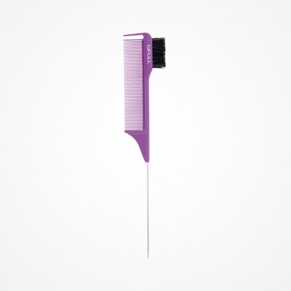 Pettine 2 in 1 Elma Beauty Shop per cotone e capelli di bambino, con denti fini e larghi per cura delicata.
