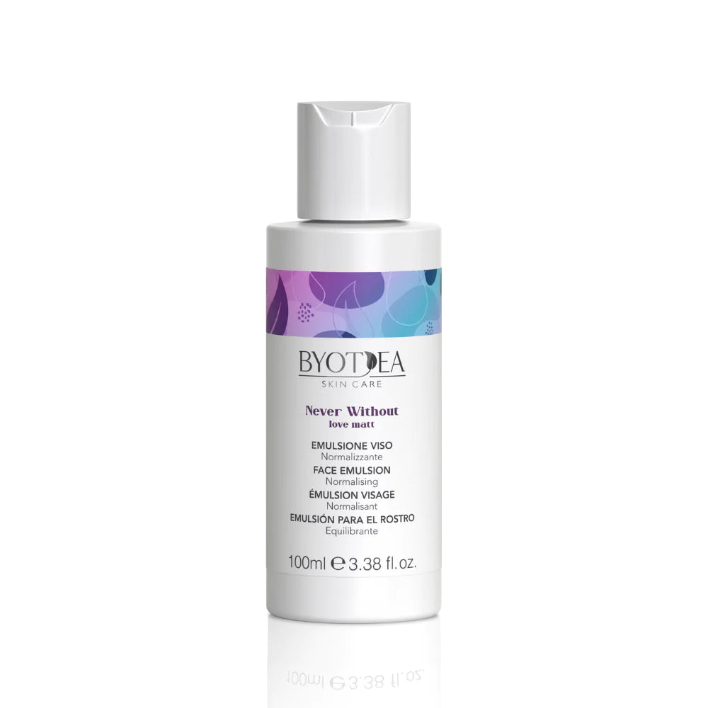 BYOTEA NEVER WITHOUT EMULSIONE VISO NORMALIZZANTE 100 ML - Elma Beauty Shop