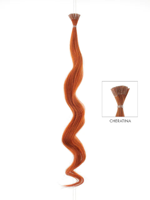 DIBIASE EXTENSION CON CHERATINA CAPELLI 100% NATURALI - ONDULATI 20 PZ 50CM - Elma Beauty Shop