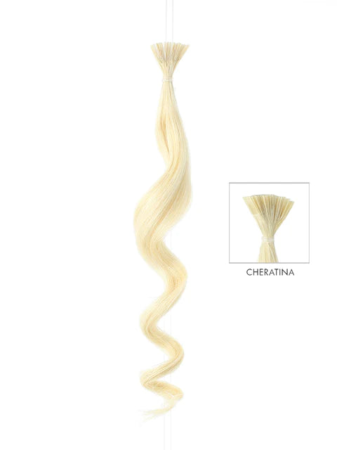 DIBIASE EXTENSION CON CHERATINA CAPELLI 100% NATURALI - ONDULATI 20 PZ 50CM - Elma Beauty Shop