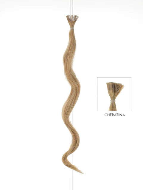 DIBIASE EXTENSION CON CHERATINA CAPELLI 100% NATURALI - ONDULATI 20 PZ 50CM - Elma Beauty Shop