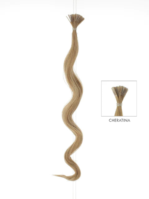 DIBIASE EXTENSION CON CHERATINA CAPELLI 100% NATURALI - ONDULATI 20 PZ 50CM - Elma Beauty Shop