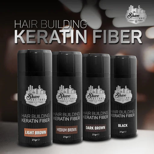 THE SHAVE FACTORY HAIR BUILDING KERATIN FIBER 22 GR - Elma Beauty Shop