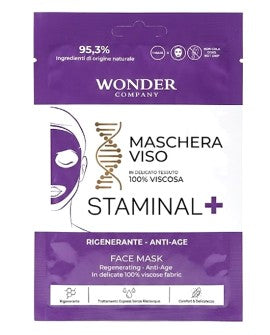 Maschera viso Wonder Staminal+ di Elma Beauty Shop con estratti naturali per trattamento viso efficace.