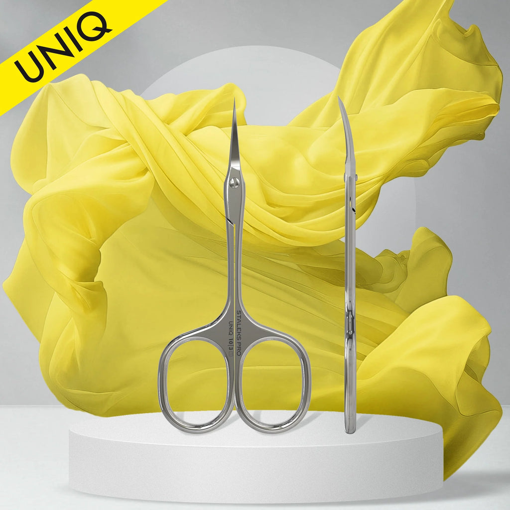 Forbicina professionale per cuticole Elma Beauty Shop Ballerina SQ-10/3, lame affilate e manico ergonomico, uso estetico e manicure.