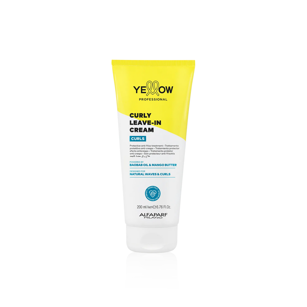 ALFAPARF YELLOW CURL LEAVE-IN CREAM 200 ML - Elma Beauty Shop