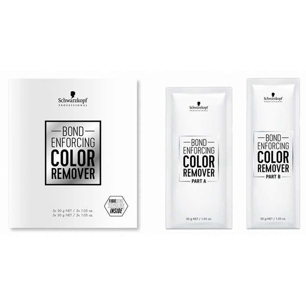 SCHWARZKOPF BOND ENFORCING COLOR REMOVER 5X30GR + 5X30ML - Elma Beauty Shop