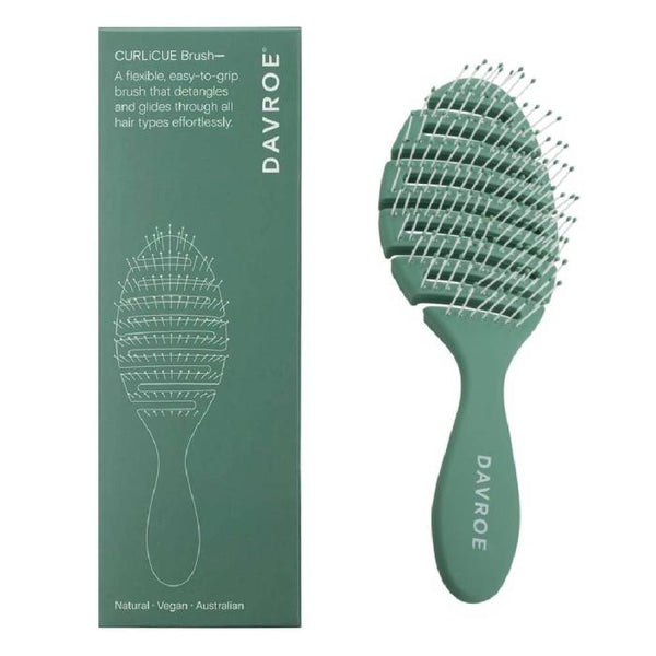 Spazzola DAVROE CURLiCUE di Elma Beauty Shop con setole naturali per creare ricci definiti e voluminosi sui capelli