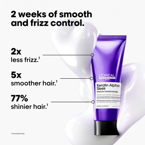 L'OREAL SERIE EXPERT KERATIN ALPHA SLEEK SMOOTH TRANSFORMER 200 ML - Elma Beauty Shop