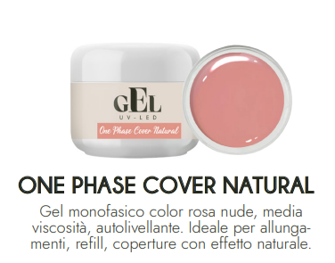 ONE PHASE COVER NATURAL UV/LED 50 ML - Elma Beauty Shop