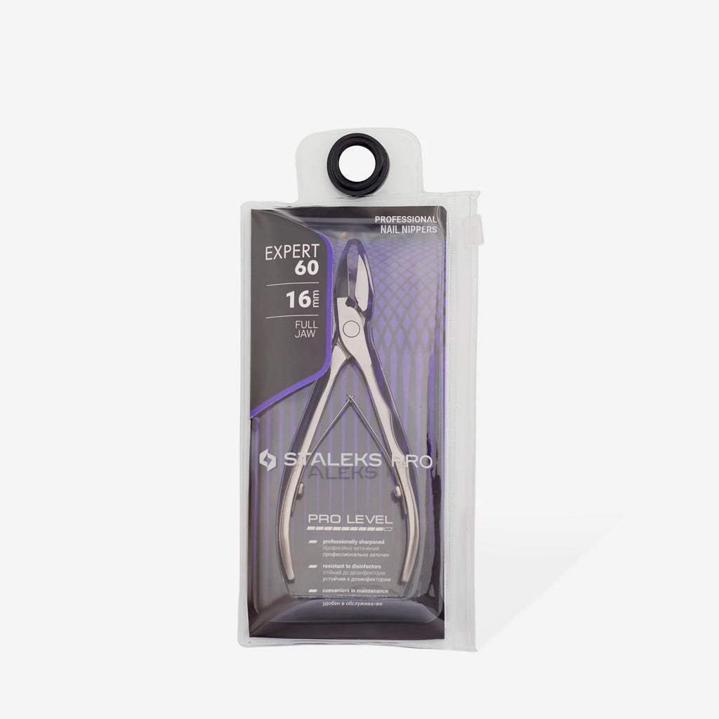 Tronchese professionale per unghie Staleks Pro Expert NE-60-16 in acciaio inox