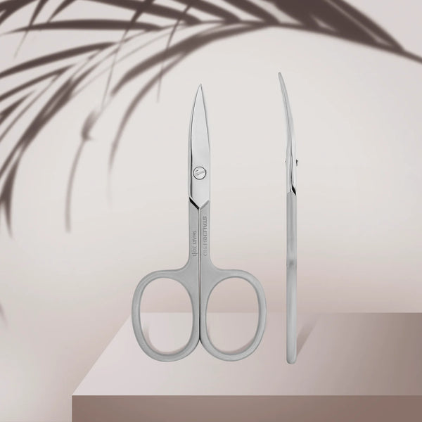 Forbici professionali Elma Beauty Shop Staleks Pro Smart SS-30/1 per cuticole, lame affilate e manico ergonomico.
