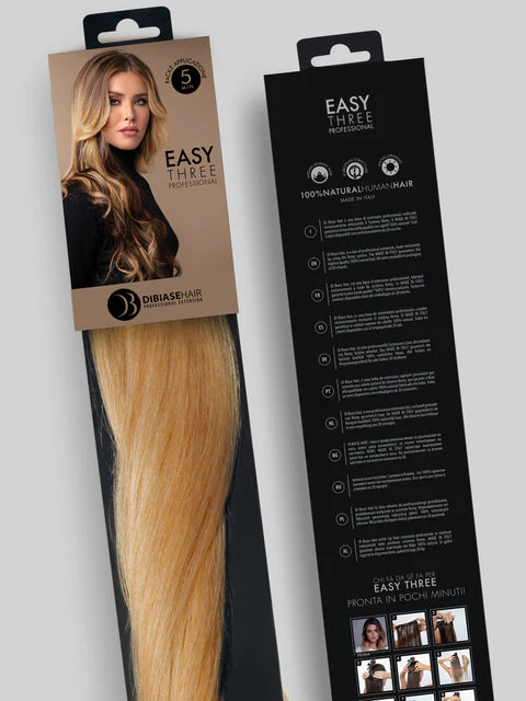 DIBIASE EXTENSION CLIP CAPELLI 100% NATURALI - LISCI 50/55CM - Elma Beauty Shop