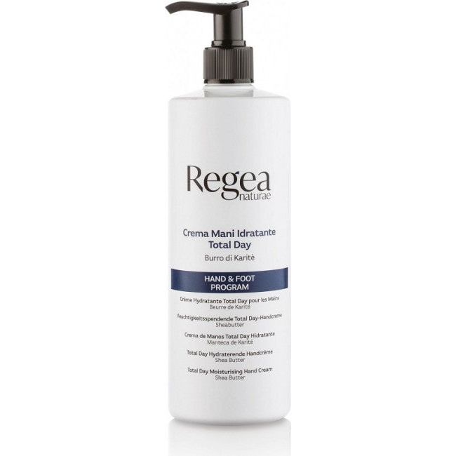 CREMA MANI TOTAL DAY BURRO DI KARITE' 500 ML - REGEA - Elma Beauty Shop