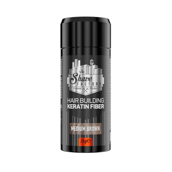 THE SHAVE FACTORY HAIR BUILDING KERATIN FIBER 22 GR - Elma Beauty Shop